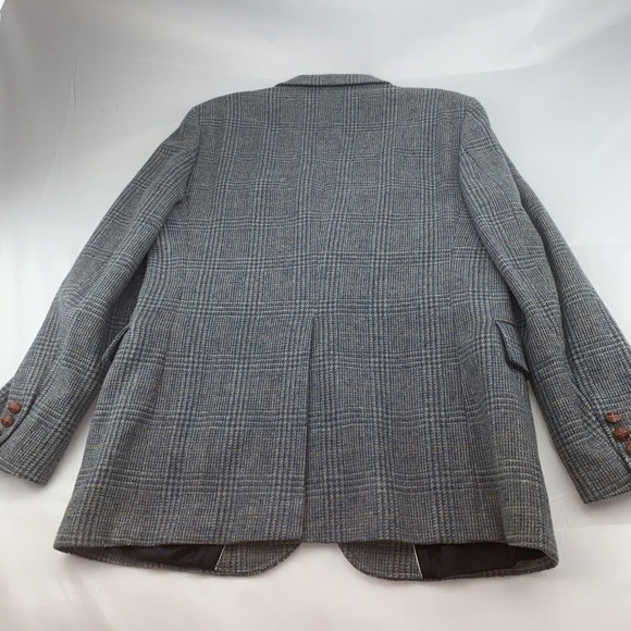 Hanover Square Parisian Men’s Vintage 2 Button Wool Sport Coat Jacket Blazer 42R - Picture 3 of 8